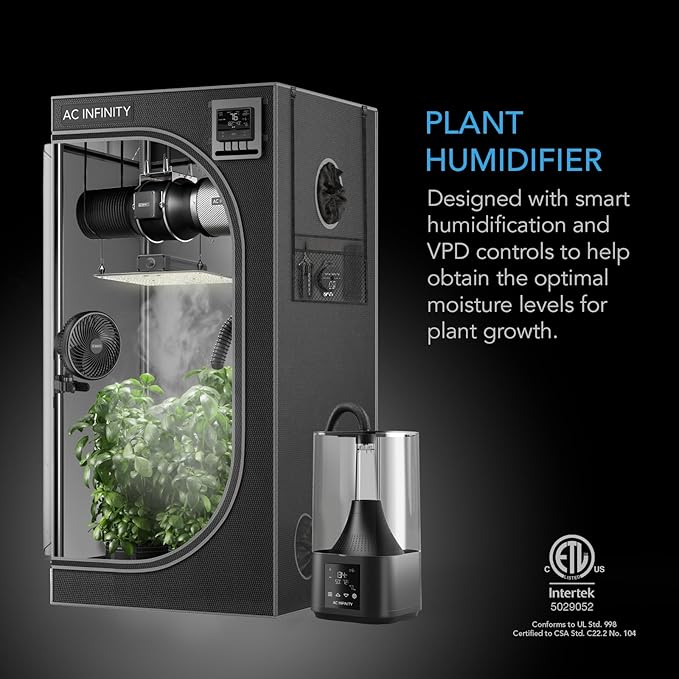 AC Infinity CLOUDFORGE T3, Plant Humidifier 4.5L - Image 2