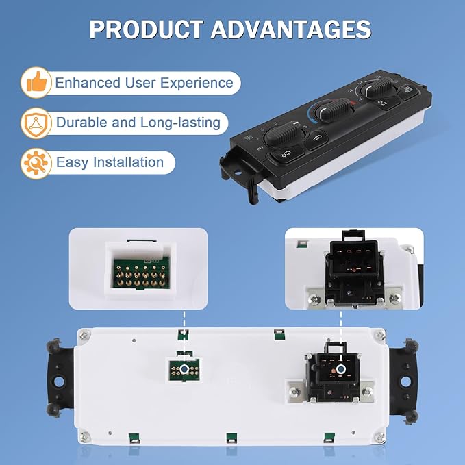 Front A/C Heater Climate Control Module Compatible - Image 5