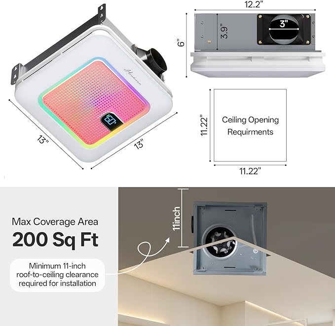 Smart Bathroom Exhaust Fan - Image 9