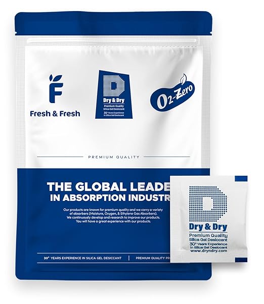 Dry & Dry 3 Gram Silica Gel Packets Silica Gel Desiccants, Silica Gel Packs by DryDry