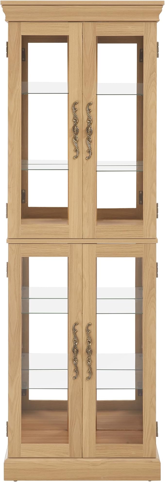 Lighted Glass Curio Cabinet - Image 6