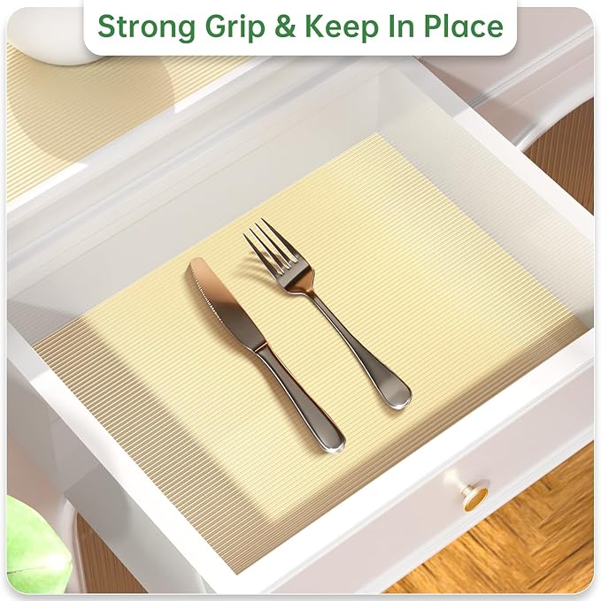 Shelf and Drawer Liner for Kitchen Cabinet, Non-Adhesive 12in x 360in - Image 6