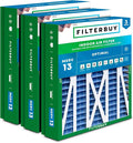 Filterbuy 21x21.5x5 Air Filter MERV 13 Optimal Smoke & Allergy Defense by Filterbuy