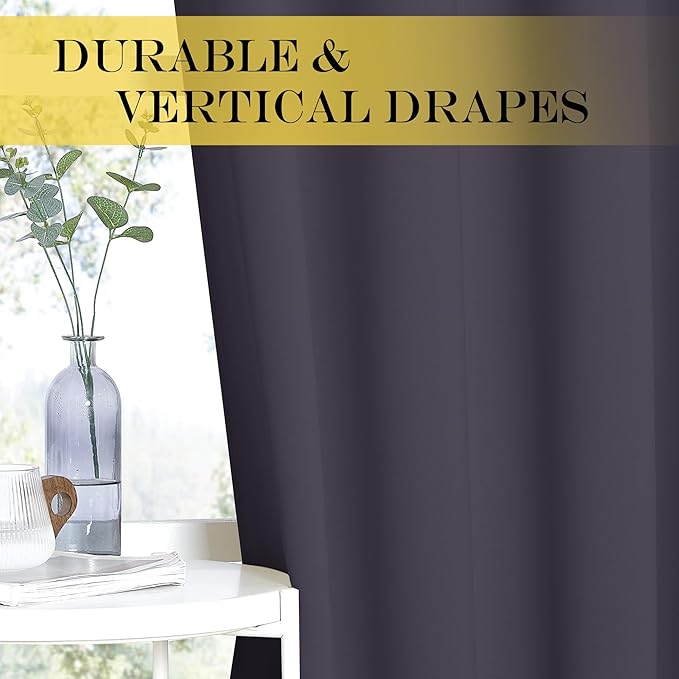 NICETOWN Blackout Curtains 63 inches Long - Image 3