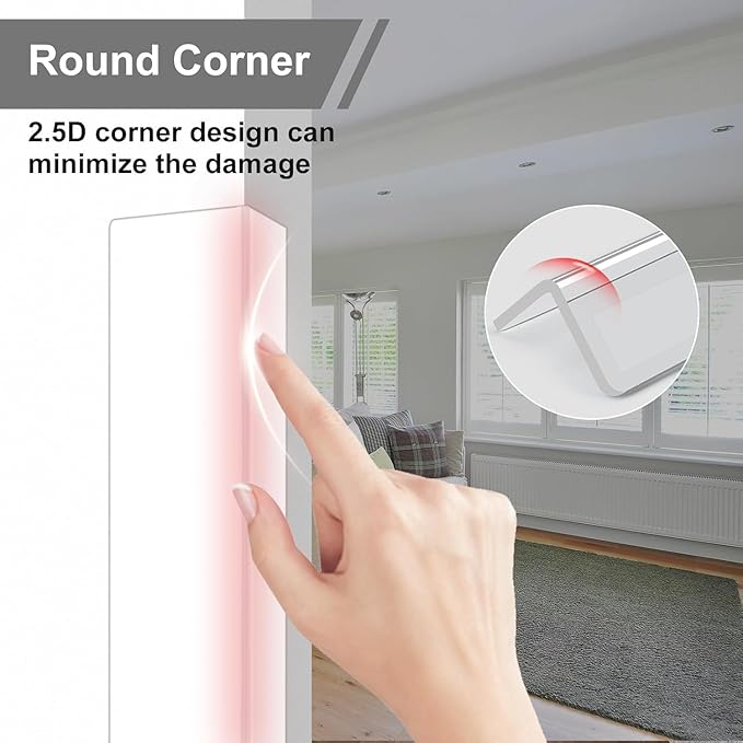Clear Corner Guards for Walls, 59 in X 1-5/8 Inch Wall Corner Protector - Image 5