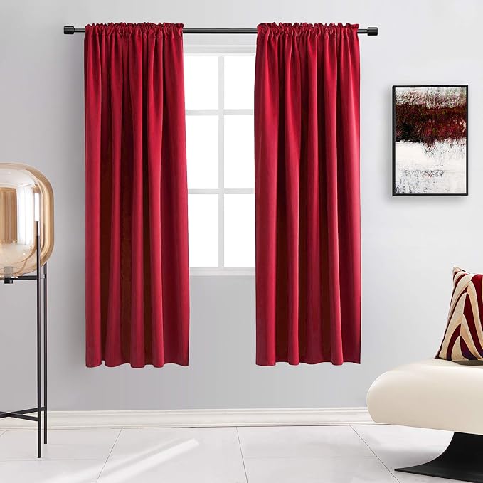 DONREN 72 Inch Blackout Curtains by DONREN