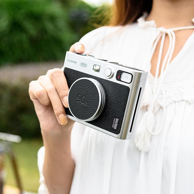 Retro Leather Lens Cap for Fujifilm Insta Mini EVO, Aluminum Anti-Dust - Image 7