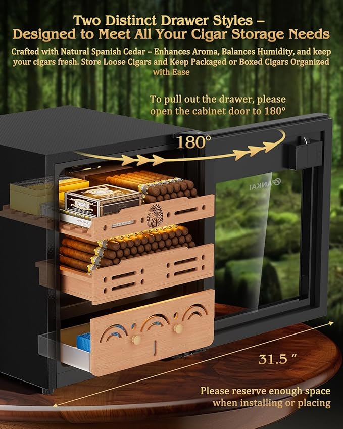 Electric Cigar Humidor Cabinet - Image 6