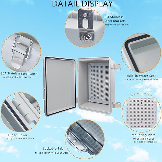 Electrical Box, Outdoor Waterproof Box IP67 Junction Box - Image 3