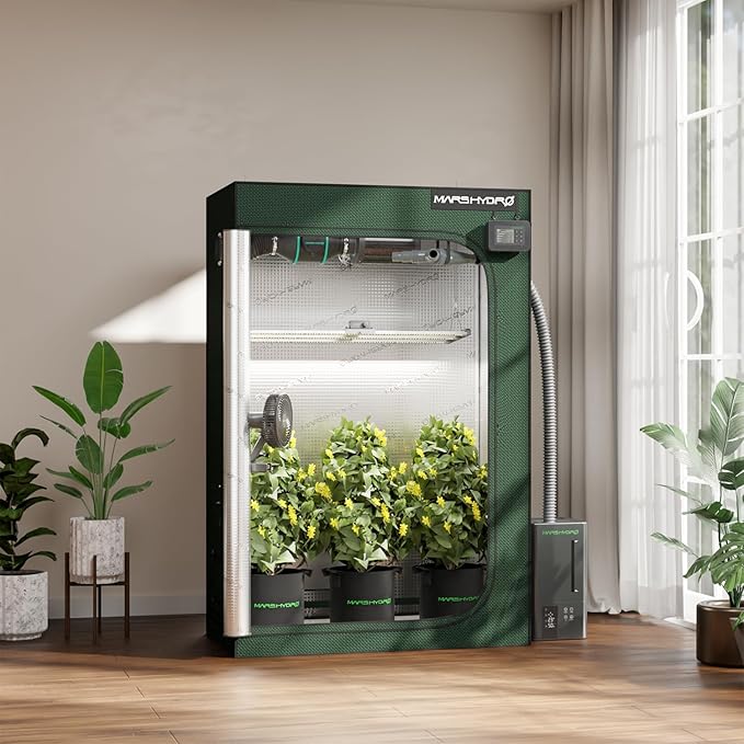 MARS HYDRO 4x2x6 Grow Tent Pro, Larger Observation Window, Controller & Socket - Image 2