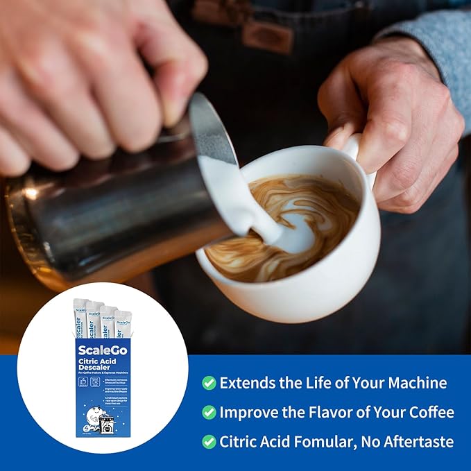 Coffee Machine Cleaner & Descaler | Citric Acid Descaling Powder | Pre-measured - Image 5