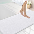 Smiry Luxury Chenille Bathroom Rugs 59x24, Extra Soft and Absorbent Shaggy Bath by Smiry