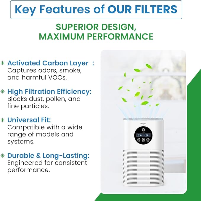 Replacement Carbon Pre/Post Filter- 13 X 15-1/4 X 7/16 - Image 3