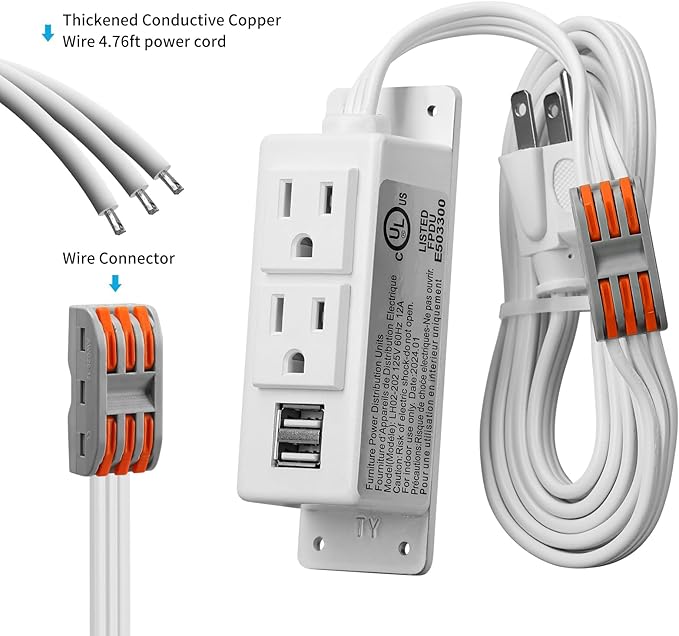 Gun Safe Power Outlet Kit, Briidea Gun Safe Accessory Electrical Outlet - Image 4