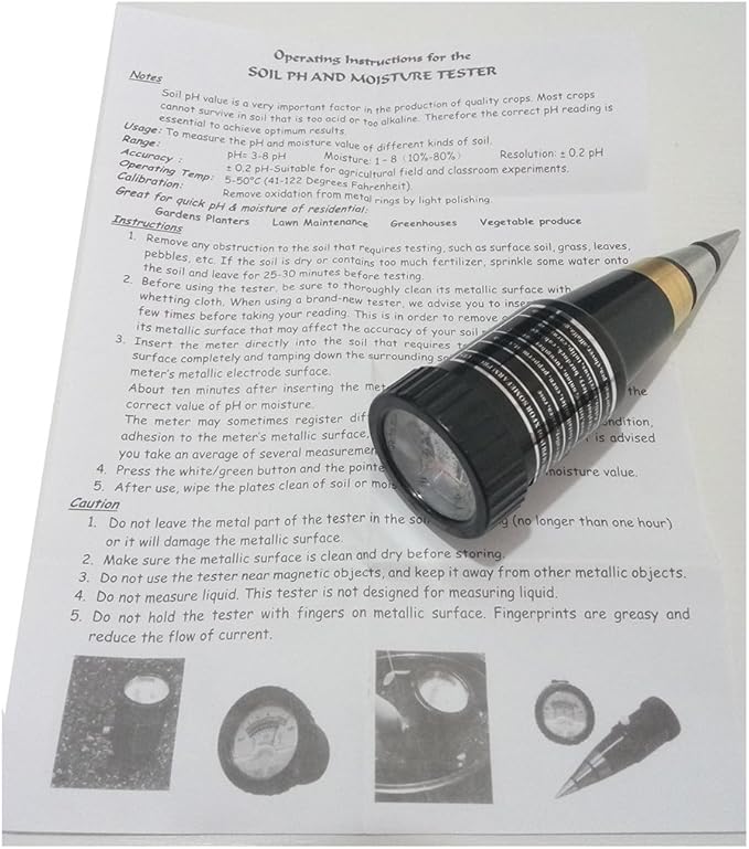 Professional Soil pH Meter Tester Moisture Sensor Soil water monitor Soil - Image 8