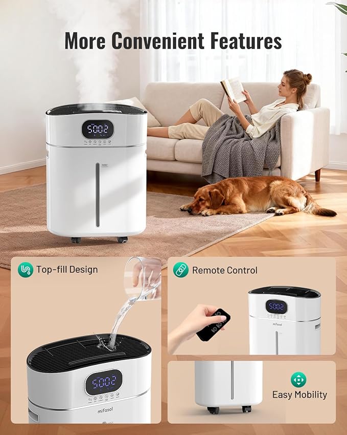 Humidifier Large Room Warm and Cool Mist, 3.2Gal/12L Humidifiers - Image 8