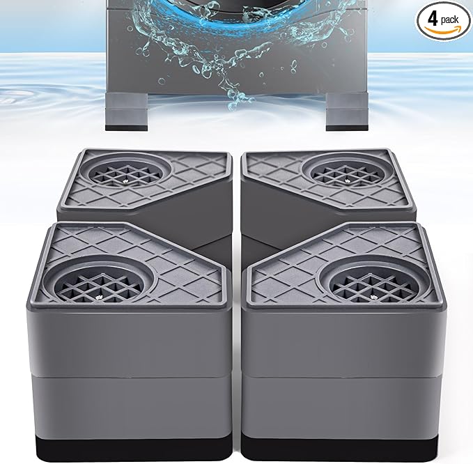 4Pcs Anti Vibration Pads for Washing Machine, Stops Washer Dryer Moving by CUISIBOT