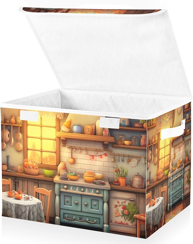 xigua Rustic Kitchen Pattern Storage Bins - Image 2