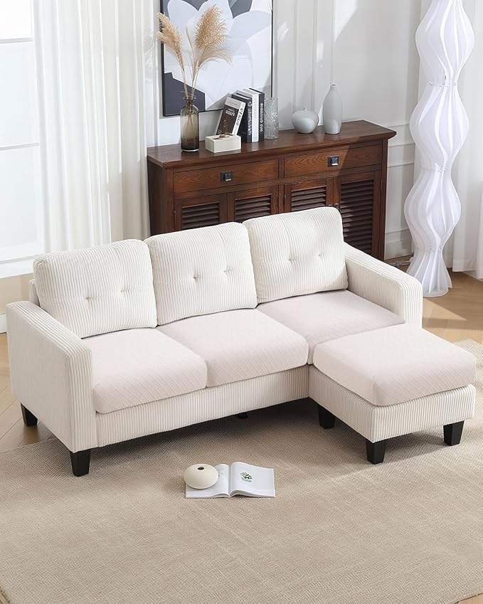 Fuloon Waterproof Seat Cushion Covers 3 PCS, Stretch Sofa Cushion Slipcovers - Image 3