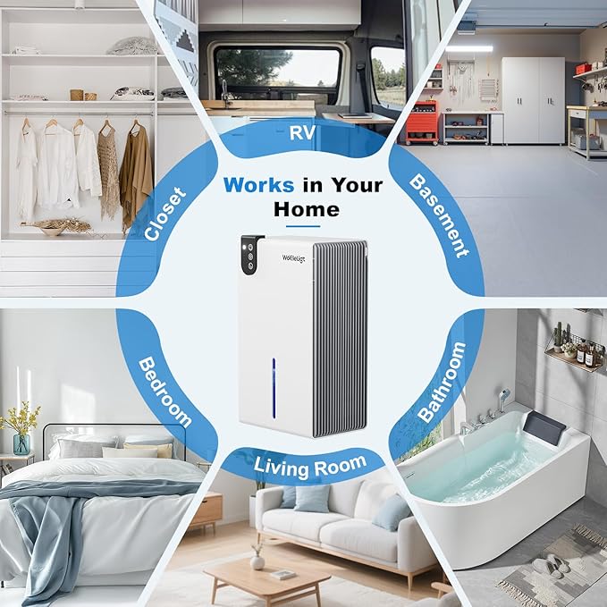Dehumidifier for Home Small Dehumidifiers for Basement, Auto Shut-Off, Sleep - Image 8