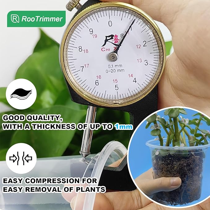 Transparent Nursery Pots 3.5Inch - Image 4
