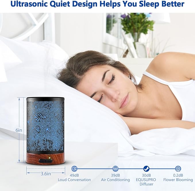 EQUSUPRO Aromatherapy Essential Oil Diffuser 150ml- Electric Cool Mist Aroma - Image 5
