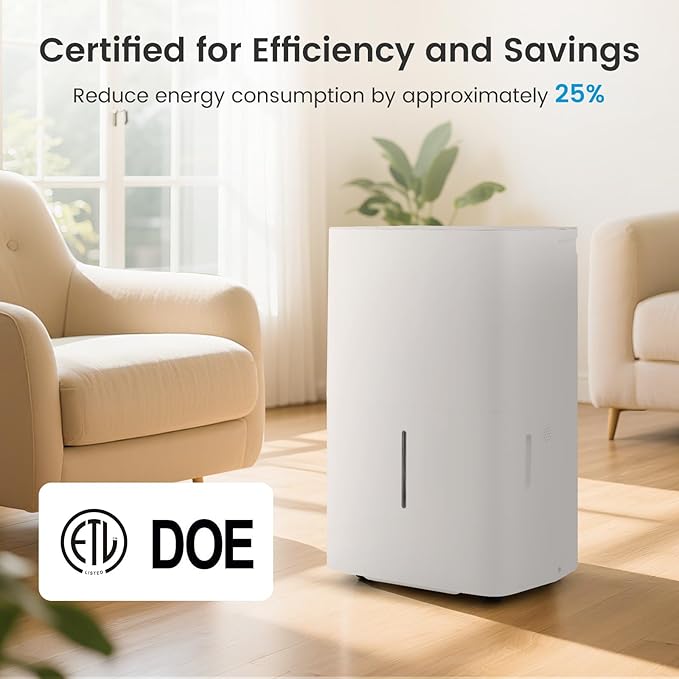 DORTALA 150 Pints Dehumidifier for 7000 Sq.Ft Large Rooms, Home Dehumidifier - Image 8