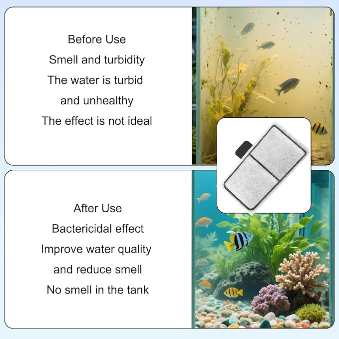 10pcs Filter Cartridges for Top Fin EF-S & BF5 BETTAFLO, 9.5x5.5cm/3.74x2.17in - Image 7