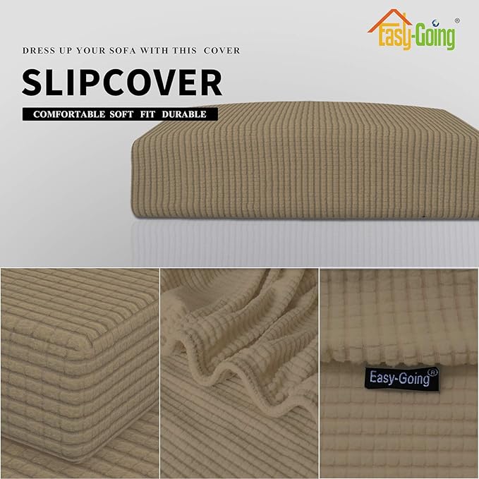 Easy-Going Stretch Loveseat Cushion Cover Sofa Cushion Furniture Protector Sofa - Image 4