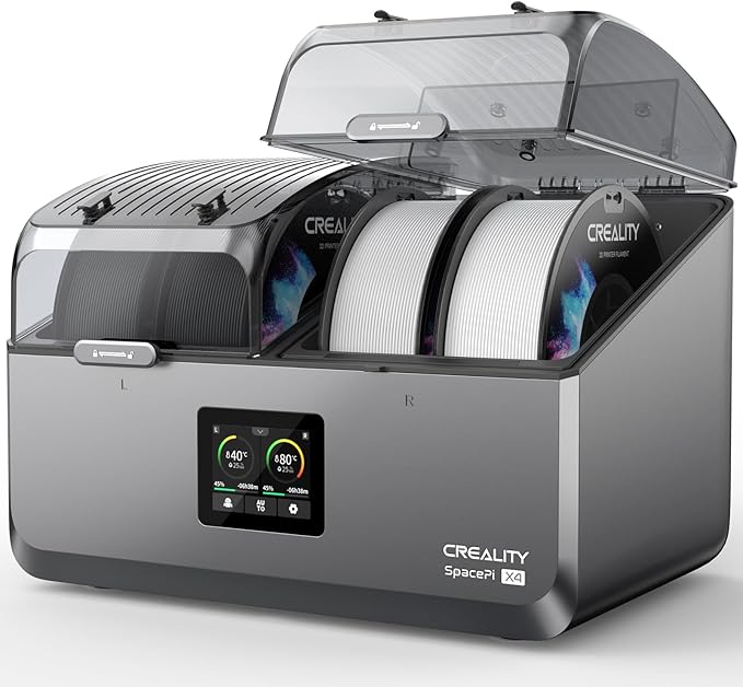 Creality Filament Dryer 4 Spools, Space Pi X4 Filament Storage Box: Dual by Creality