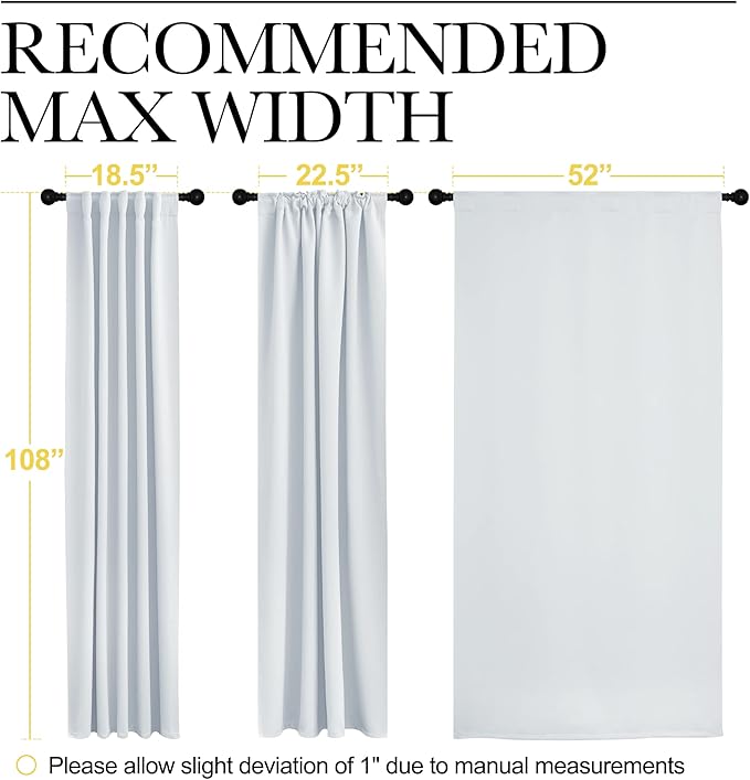 NICETOWN Living Room Curtain Panels - Image 7