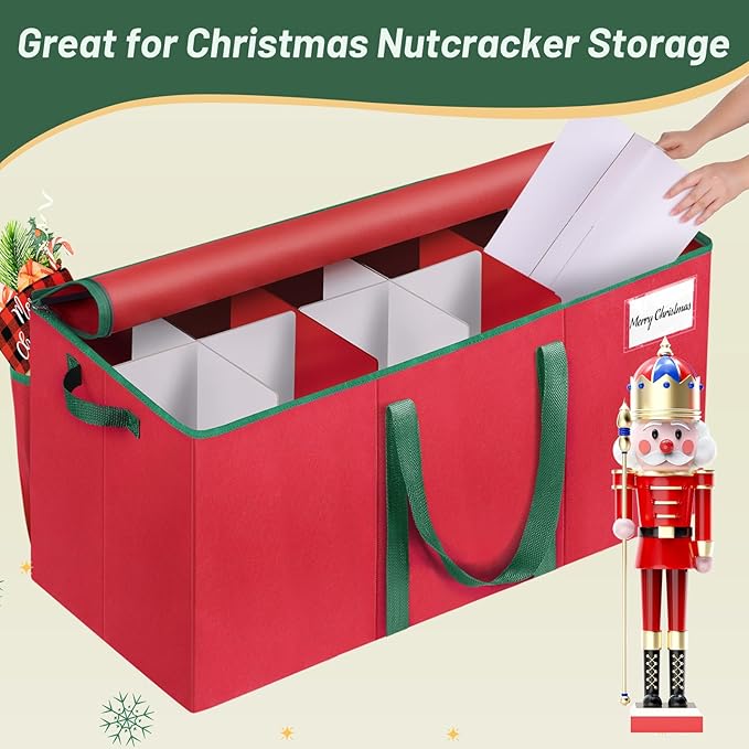 Nutcracker and Figurine Collectibles Storage Box， Large Ornament Storage - Image 5