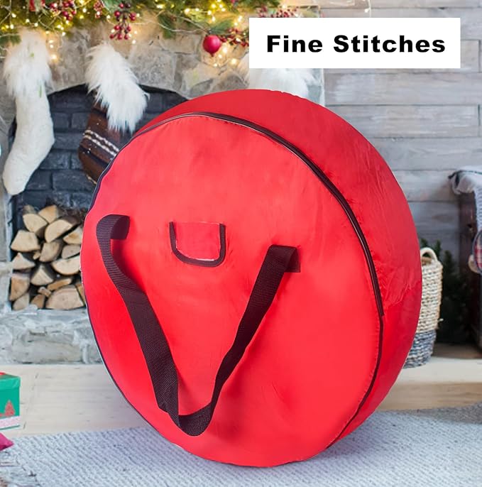 Christmas Wreath Storage Bag 25inch -Large Christmas Wreath Storage - Image 7