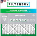 Filterbuy 17x17x1 Air Filter MERV 8 Essential Dust & Allergy Defense, by Filterbuy
