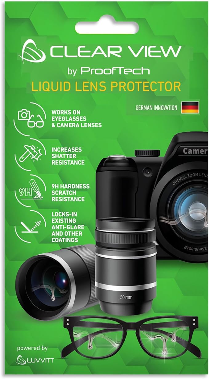 Clearview Liquid Lens Protector – Invisible Nano Coating by ProofTech
