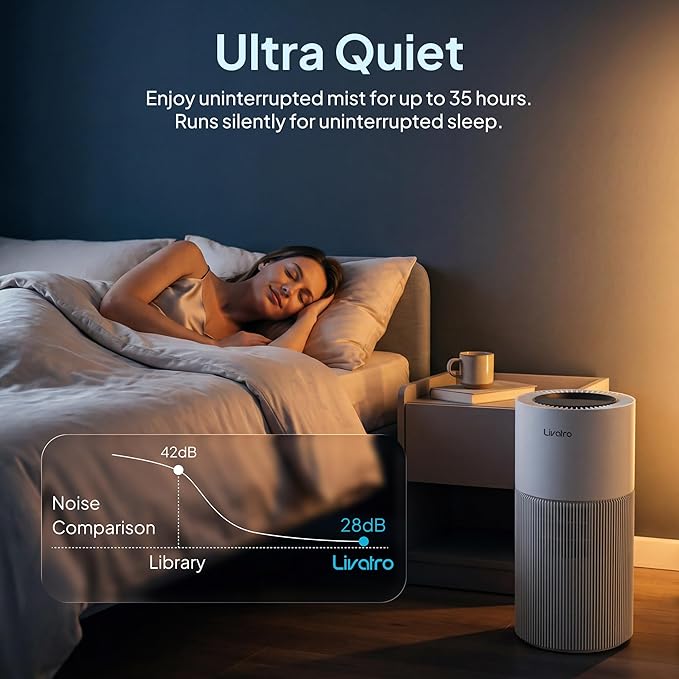 8L Evaporative Humidifier for Large Rooms up to 1000 ft²- Baby Elderly& Pet - Image 6