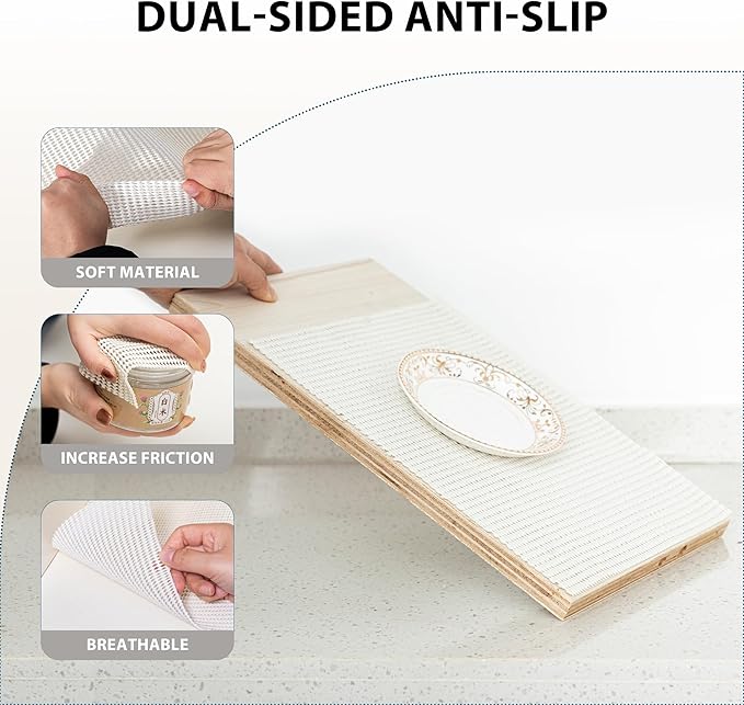 Shelf Liners for Cabinets-Drawer Liner Cabinet Liners for Shelves Kitchen - Image 3