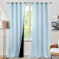 BGment Baby Blue 100% Blackout Curtains by BGment