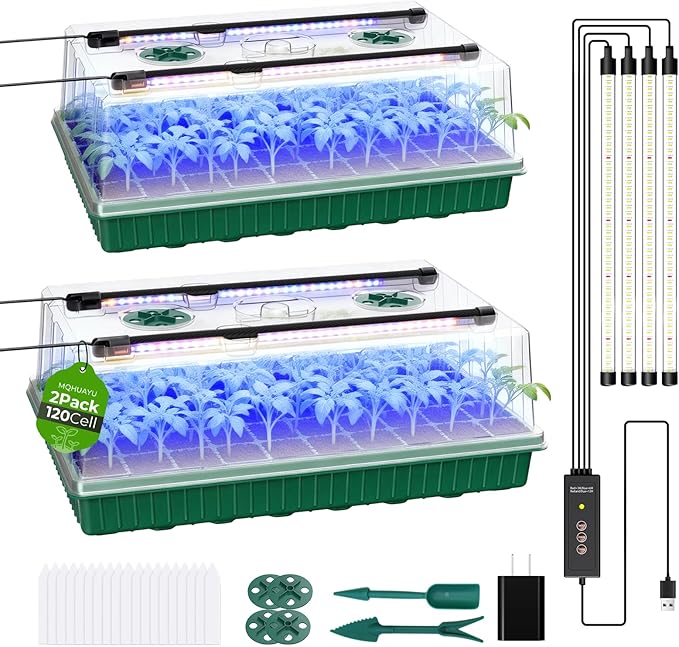 120 Cells Seed Starter Tray by MQHUAYU