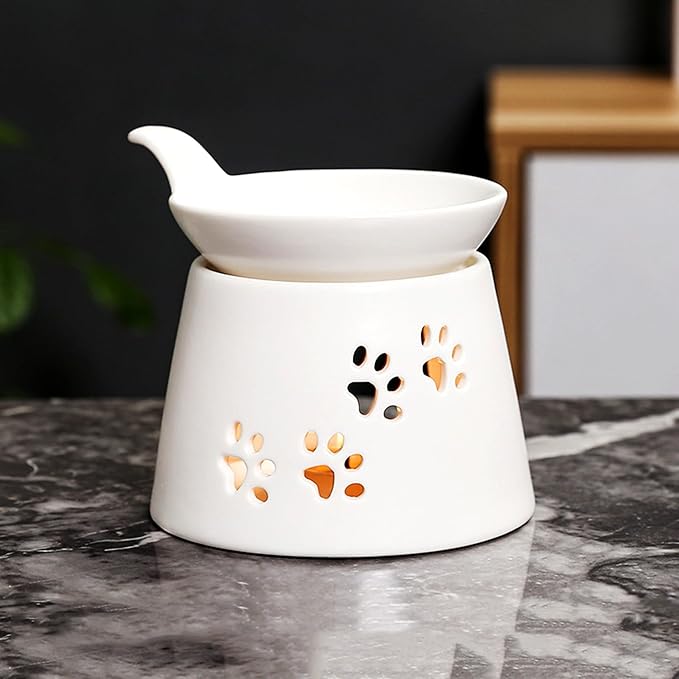 Ceramic Wax Melt Burners, Tea Light Candle Warmer, Essential Oil Burner - Image 8
