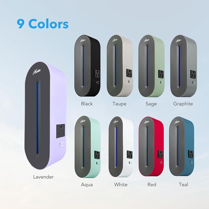 Hunter Plug-in UV Air Sanitizer, Matches A Variety of Room Decors and Styles - Image 6