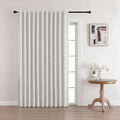 CUCRAF Linen 100% Blackout Curtains 96 Inch Length 2 Panels Set, Back Tab and by CUCRAF