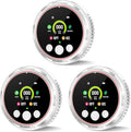 3 Pack Smoke Carbon Monoxide Detectors Plug in, 5in1 Portable Carbon Monoxide by Doverc