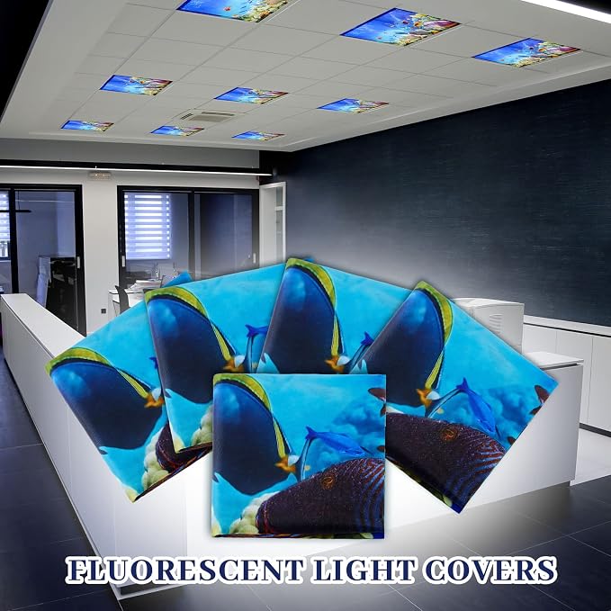 Hortsun 6 Pcs Fluorescent Light Covers - Image 6