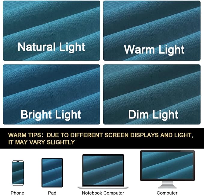 PrinceDeco 100% Blackout Curtains - Image 7