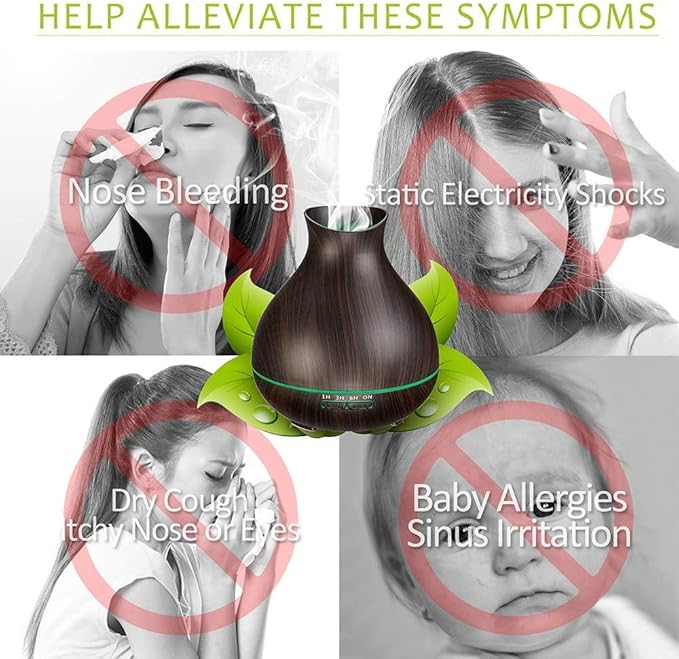 BZseed Aromatherapy Essential Oil Diffuser, 550ml Ultrasonic Fragrant Oil Large - Image 7
