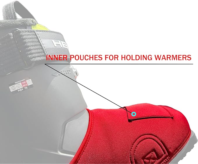 Orbis Ski Boot Covers for Warmth, Insulated Neoprene Boot Glove Heater Dryer - Image 4