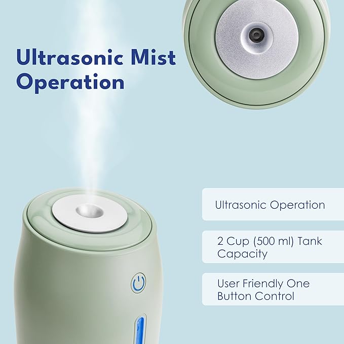 LivePure Cool Mist Humidifiers for Bedroom. Small Humidifier for Babies - Image 5