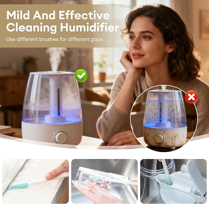 16pcs Humidifier Cleaning Brush Set, - Image 4