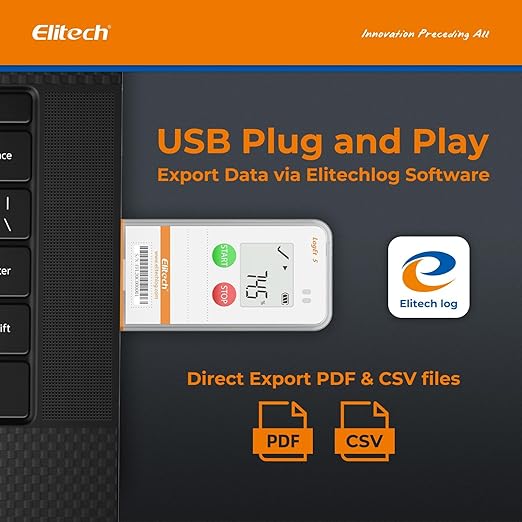 Elitech USB Digital Temperature Humidity Data Logger - Image 5